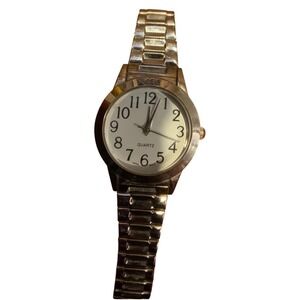 Vintage Accutime Womens Stetch Band Watch 4152WML